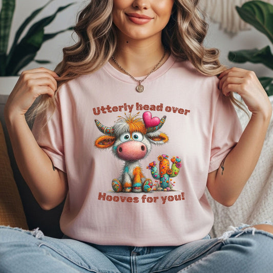 Utterly Head Over Hooves for You - Comfort Color 1717 T-shirt