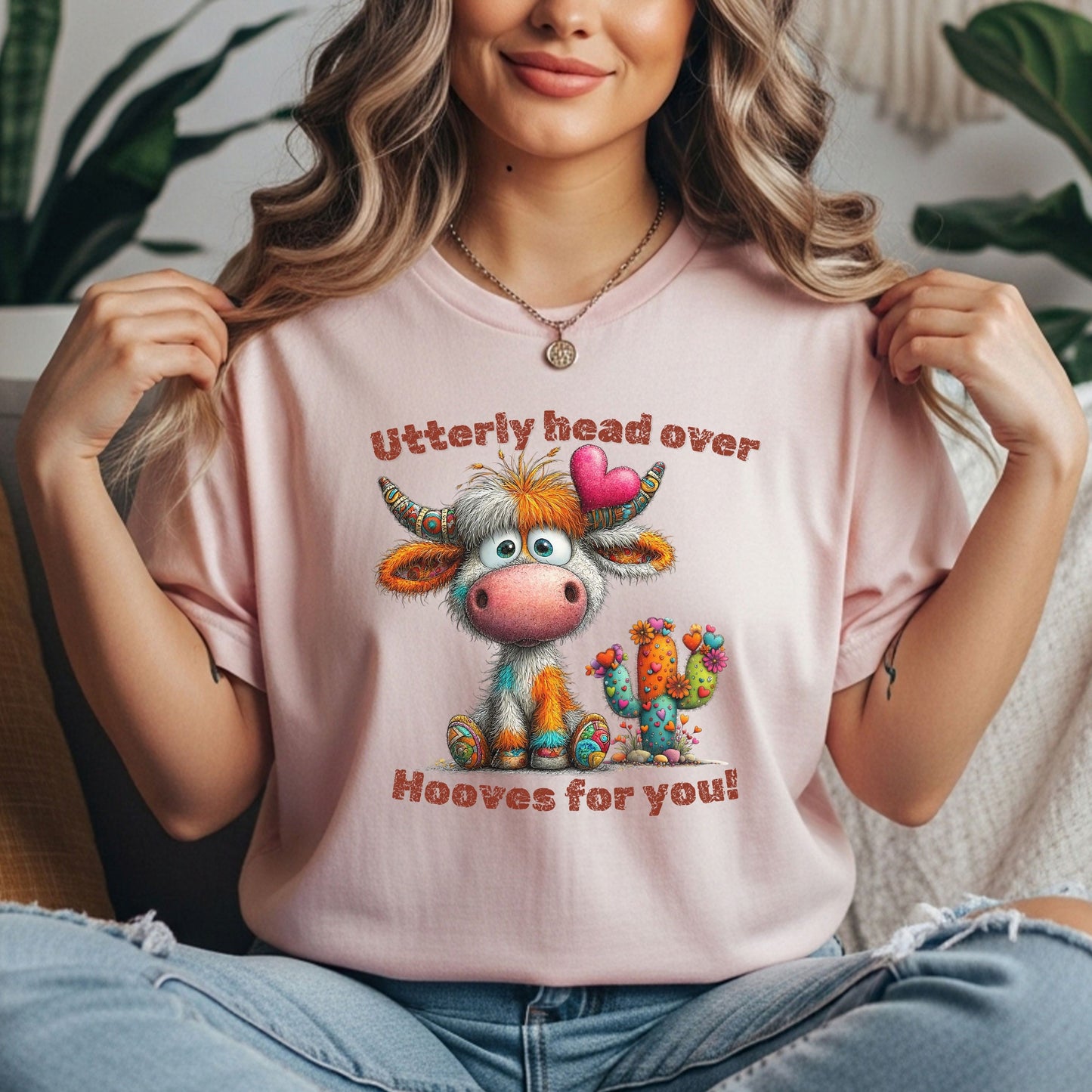 Utterly Head Over Hooves for You - Comfort Color 1717  T-shirt