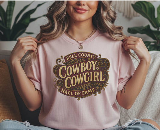 Bell Cowboy & Cowgirl Hall of Fame Unisex garment-dyed heavyweight t-shirt